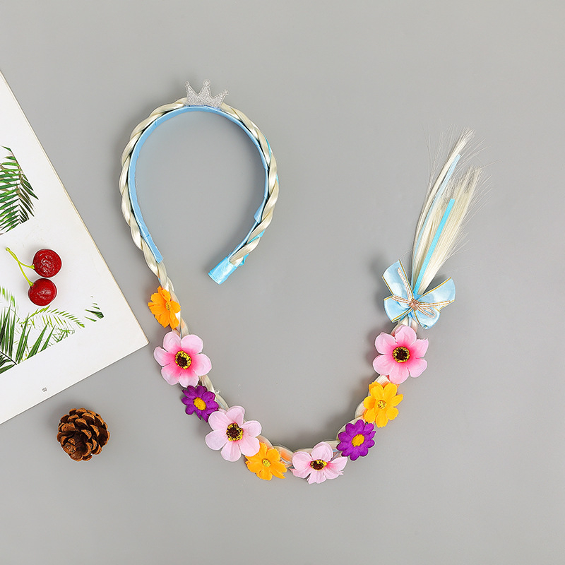 Phụ kiện công chúa Elsa vương miện, gậy phép, tóc, trang sức, găng tay