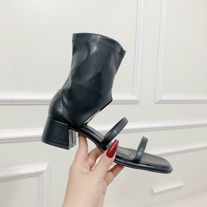 GIÀY BỐT GÓT VUÔNG QUAI NGANG SIU HÓT 😍