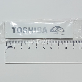 Combo 10 tem dán mặt máy lạnh toshiba chữ bạc