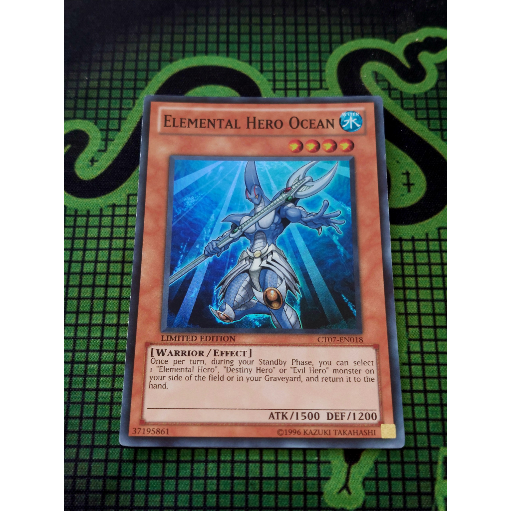 Thẻ Bài Mint90 Yugioh Monster Elemental Hero Ocean - Super