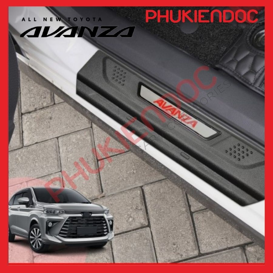 Bộ Ốp Chân Chống Trầy Toyota Veloz/Avanza 2020 - 2023 Nhập Khẩu