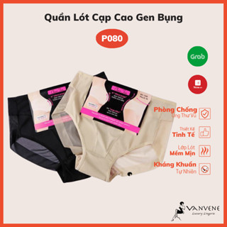 Quần Lót Cạp Cao Gen Bụng Chống Lọt Khe Tàng Hình Su Mềm Pha Lưới P080