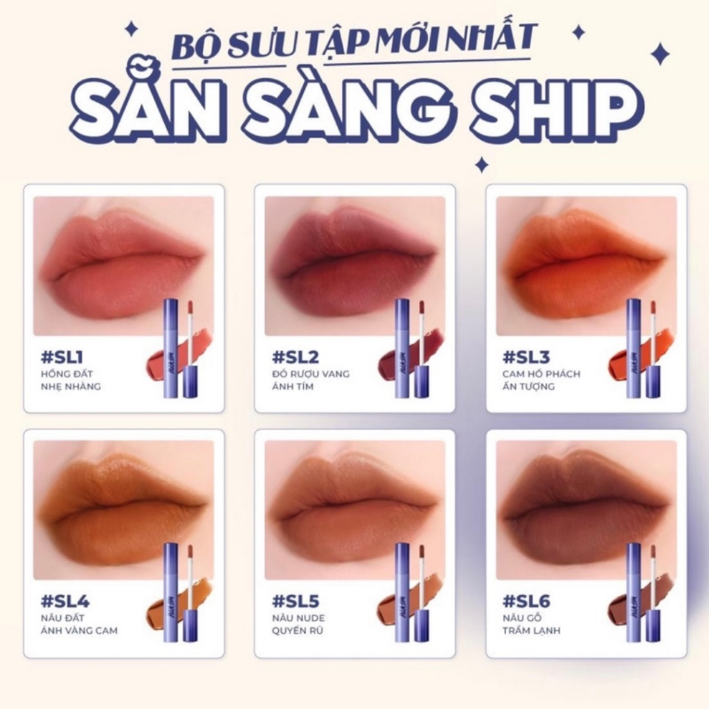 Son Kem Siêu Lì, Siêu Mịn Môi Merzy Soft Touch Lip Tint 3g Hàn Quốc