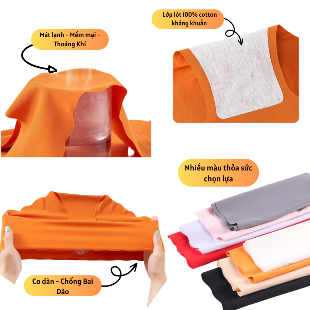 Quần Lót Nữ Đúc Su Thun Lạnh không đường may viền sóng sexy siêu thoáng mát