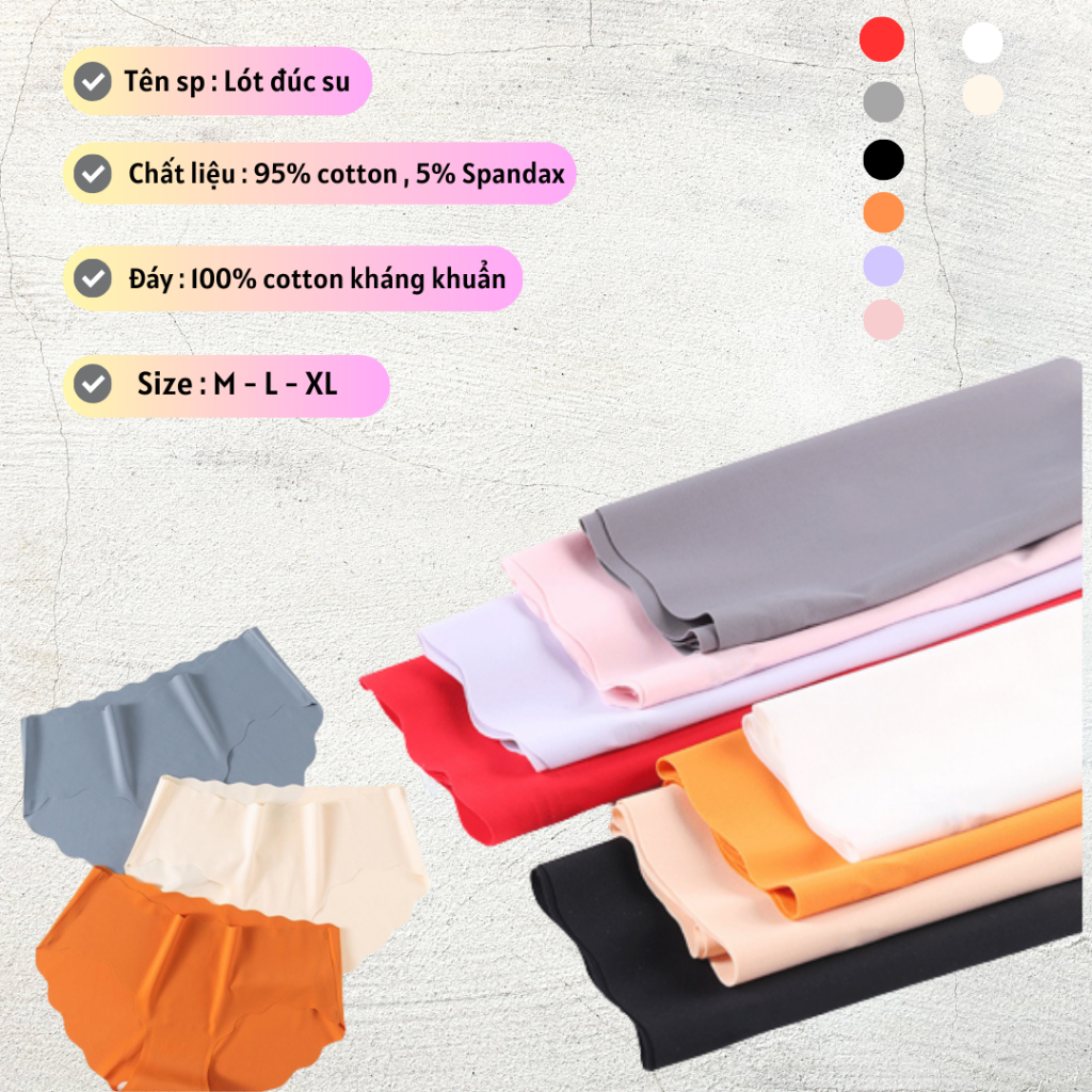 Quần Lót Nữ Đúc Su Thun Lạnh không đường may viền sóng sexy siêu thoáng mát