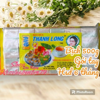 Kẹo dừa Thanh Long lá dứa sầu riêng