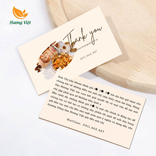 Thẻ Cảm Ơn Kèm Voucher, Hỗ trợ Đổi Hàng Nông Sản Hương Việt