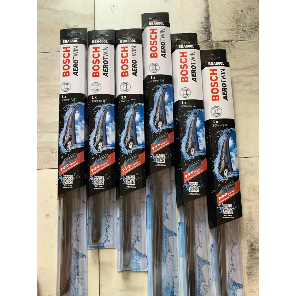 Chổi gạt mưa Bosch mềm cao cấp, siêu sạch Bosch AeroTwin