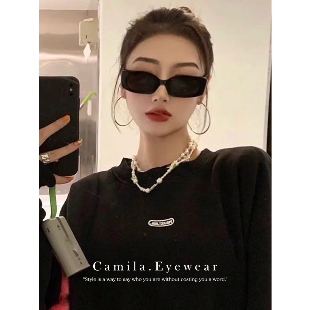 Kính mát nam nữ CAMILA mắt vuông thời trang cá tính unisex C5270