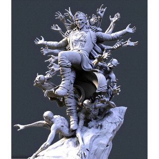 Phôi Mô hình Doctor Strange cao cấp size 20 cm