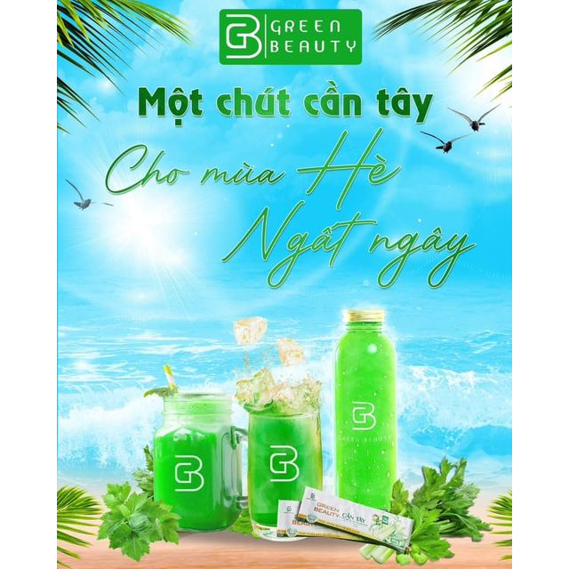 Cần Tây GREEN BEAUTY Hỗ Trợ Giảm Cân, Đẹp Da Mẫu mới 2023