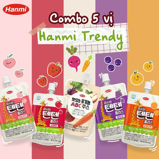 Nước trái cây hồng sâm Hanmi TenTen Hàn Quốc 100ml