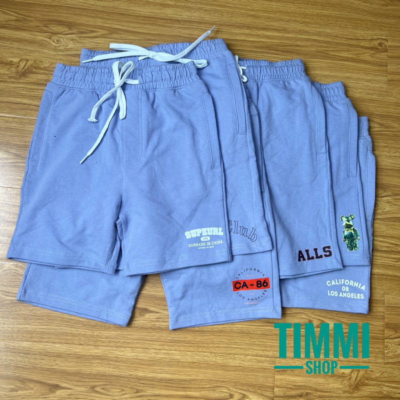 Quần Short Da Cá Cotton Cho Bé Trai Quần Đùi Cho Bé Mặc Thu Đông