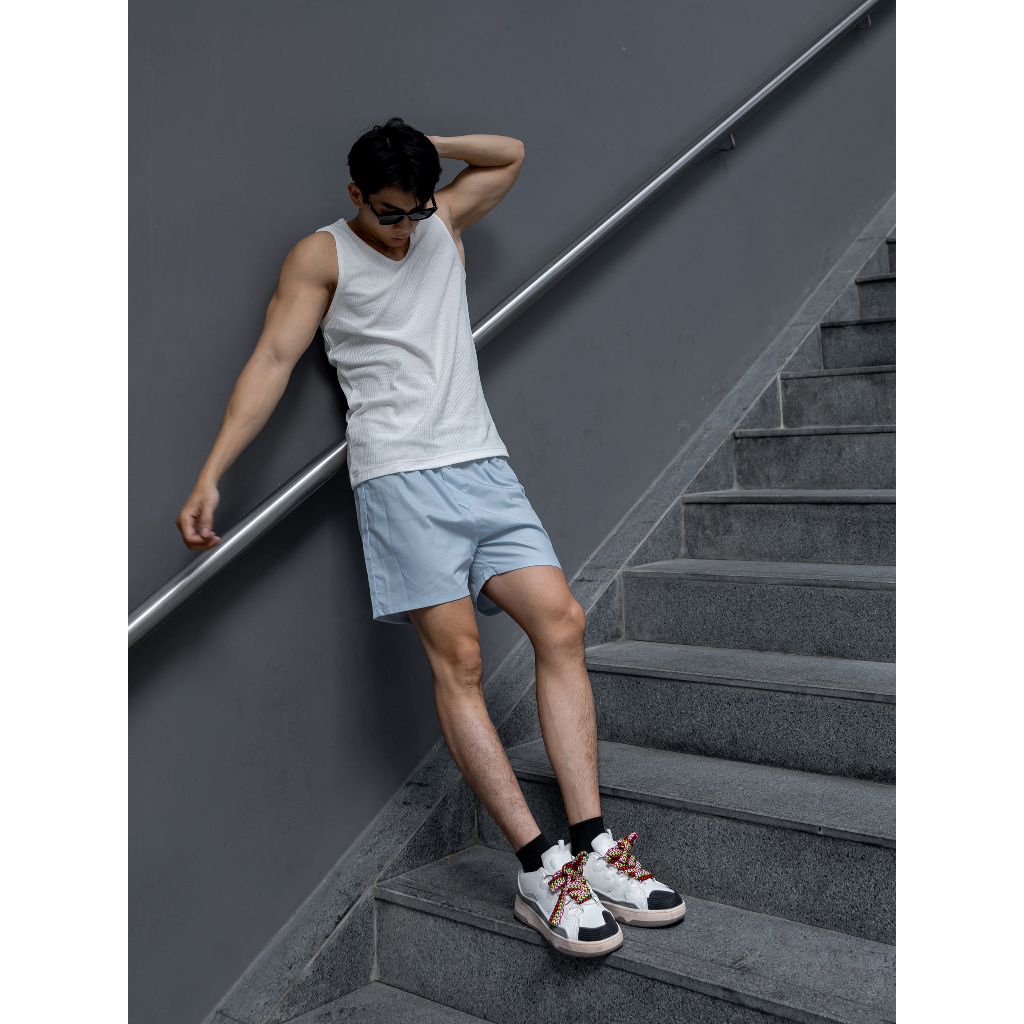 Quần Short Nam Basic Sleepwear, Chất Vải Cotton Thoải Mái, QS0034, SOMEHOW