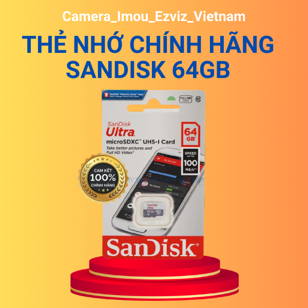 Thẻ nhớ 64g Sandisk