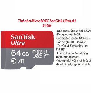 Thẻ nhớ 64g Sandisk