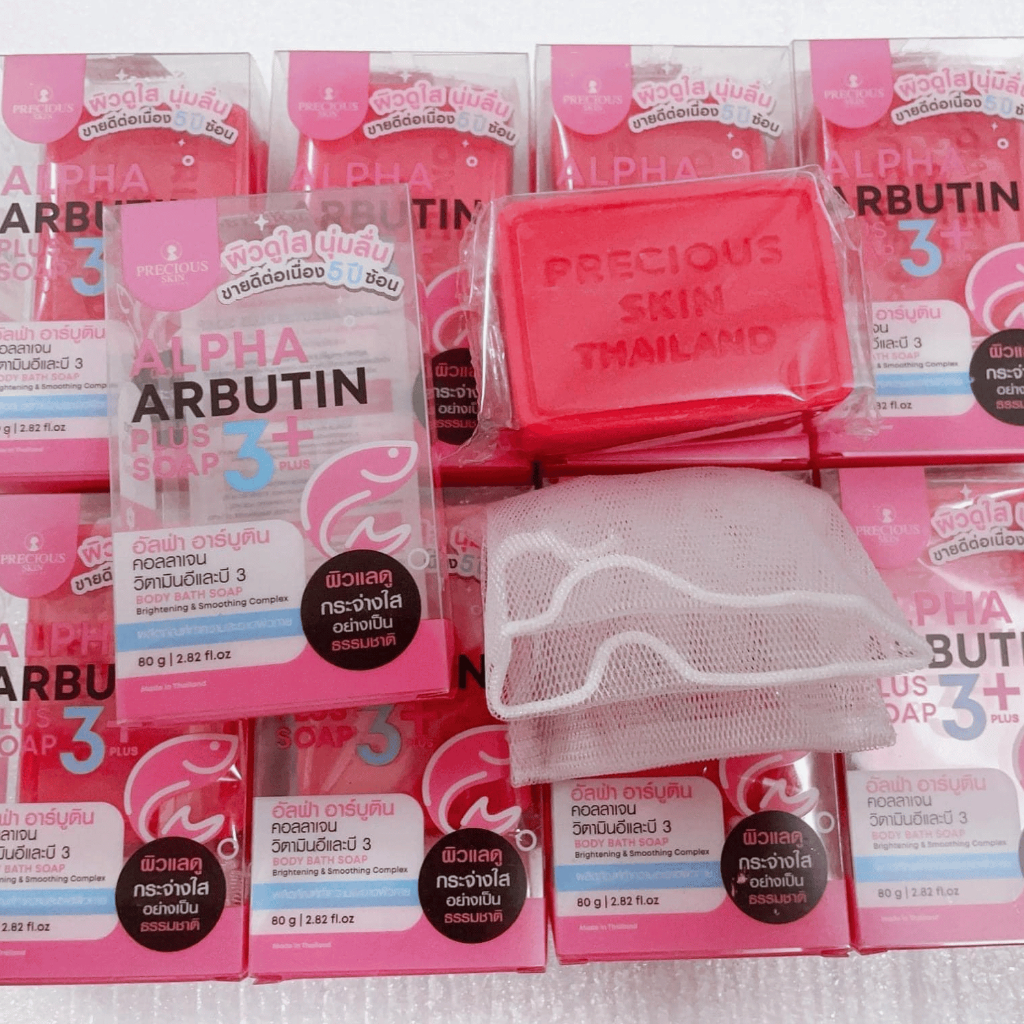 Xà Phòng Kích Trắng Alpha Arbutin Collagen - Thái Lan