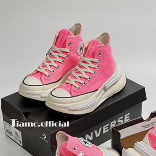 Giày Thể Thao Sneaker CVs Cao Cổ Run Star Legacy Chuck 70 AT-CX High Pink Màu Hồng Đế Cao Cho Nam Nữ