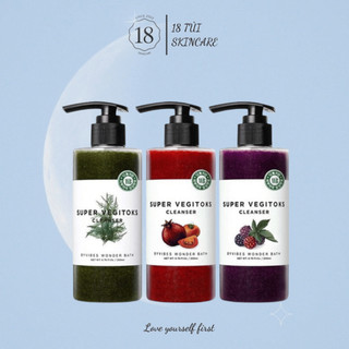 Sữa Rửa Mặt Byvibes Wonder Bath Super Vegitoks Cleanser 300ml