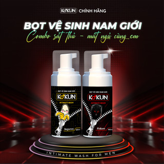 Bọt Vệ Sinh Nam Giới Kokun - Dung Dịch Vệ Sinh Nam Tạo Bọt For Men Giúp Làm Sạch Nhẹ Nhàng, Hỗ Trợ Giảm Mùi Lọ 100ml Hươ
