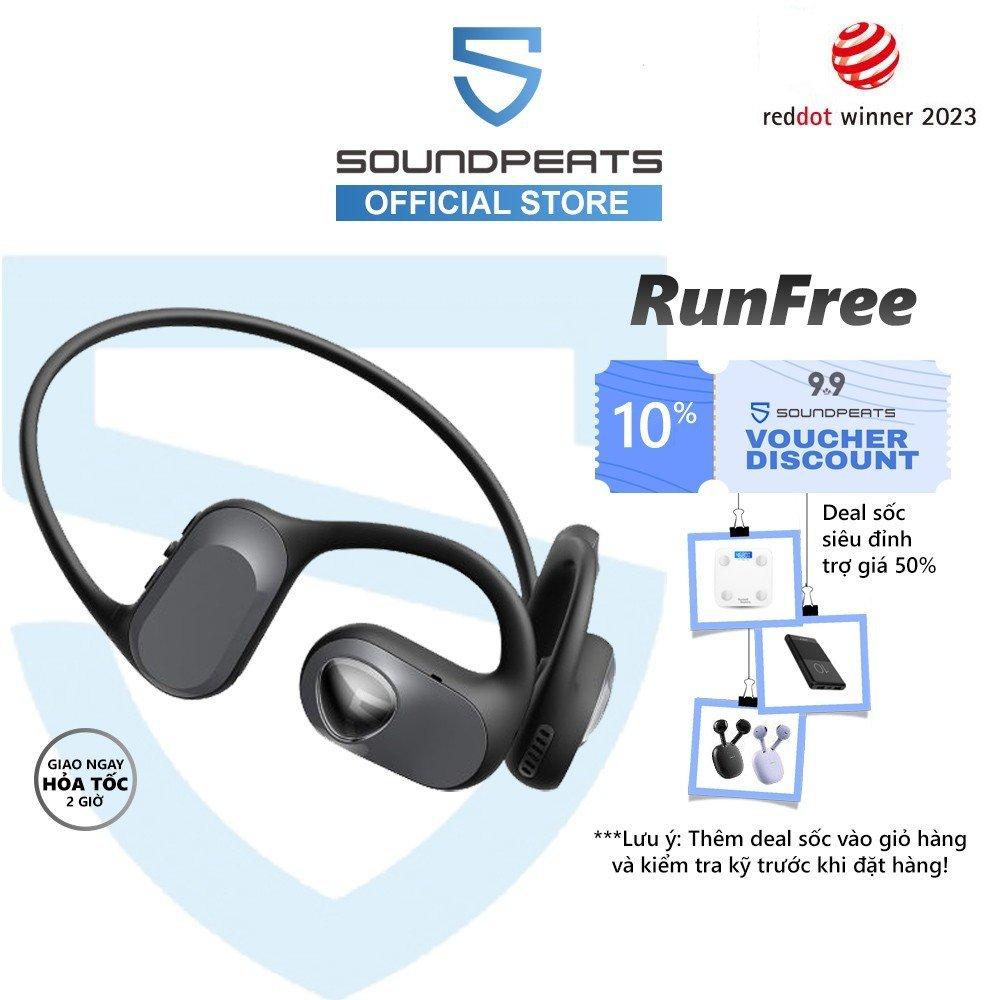 Tai nghe Bluetooth Open Ear SoundPEATS RunFree Driver 16.2mm Bluetooth 5.3