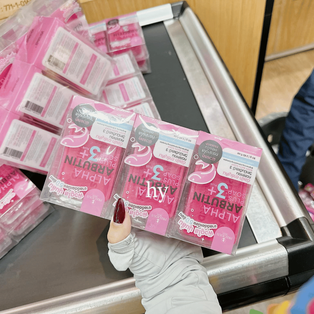 Bánh Xà Phòng Tắm Trắng Da Toàn Thân Alpha Arbutin 3+ Plus