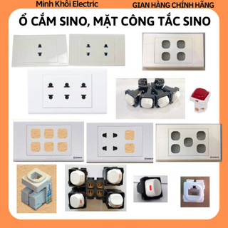 Ổ cắm điện Sino, ổ cắm đơn S18, ổ cắm đôi sino,ổ cắm 3 chấu,ổ cắm âm tường, ổ cắm nổi,ổ cắm sino vanlock
