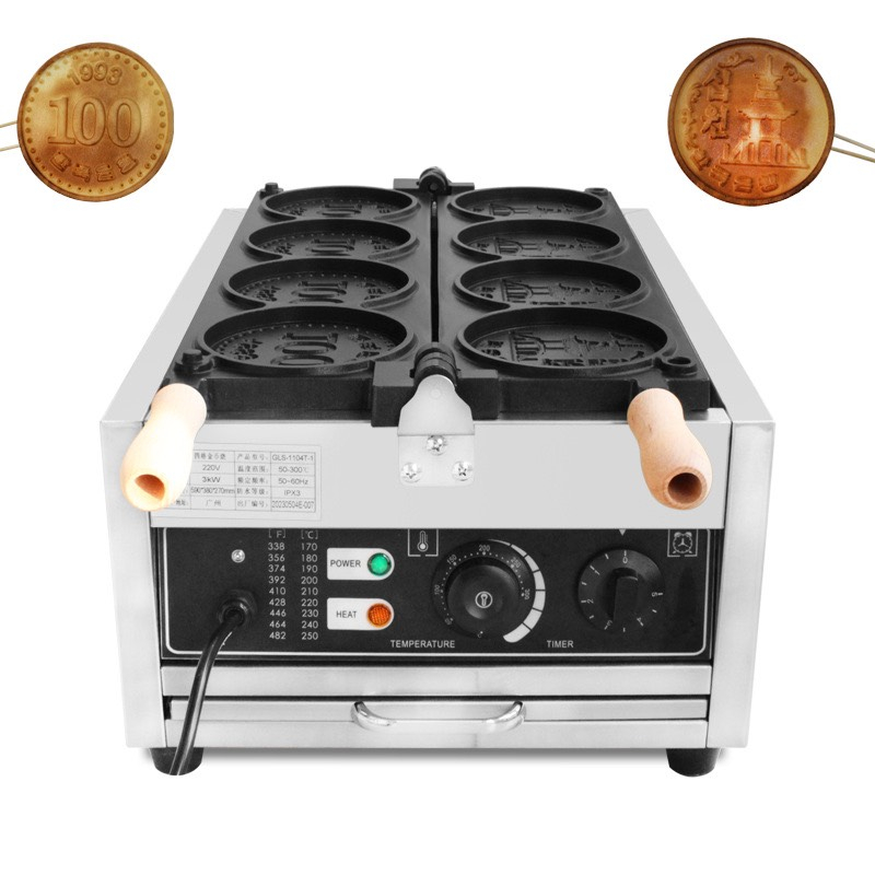 MÁY LÀM BÁNH ĐỒNG XU, ĐỒNG TIỀN 4 BÁNH