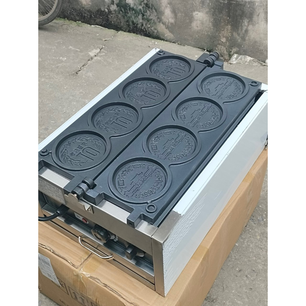 MÁY LÀM BÁNH ĐỒNG XU, ĐỒNG TIỀN 4 BÁNH