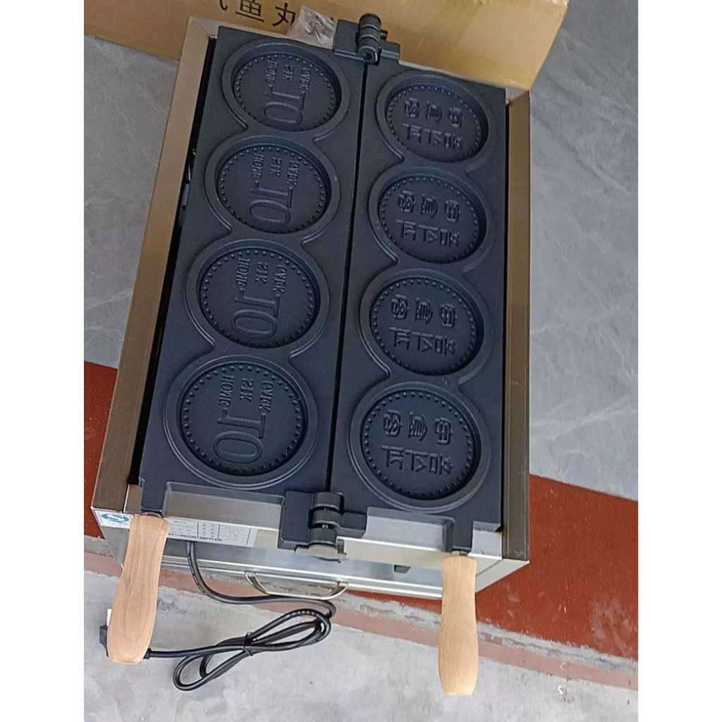 MÁY LÀM BÁNH ĐỒNG XU, ĐỒNG TIỀN 4 BÁNH