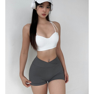 Đồ tập gym yoga mitao, áo bra tập gym cao cấp - áo bra hai dây đệm mút nâng ngực đan dây lưng sexy