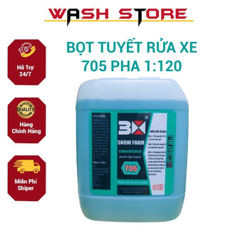 Can bọt tuyết rửa xe đậm đặc 3x 705 5 lít