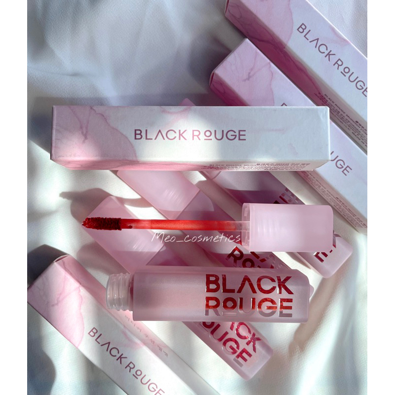 Son Kem Lỳ BLACK ROUGE Muddish Cushion Velvet bền màu nhung mịn