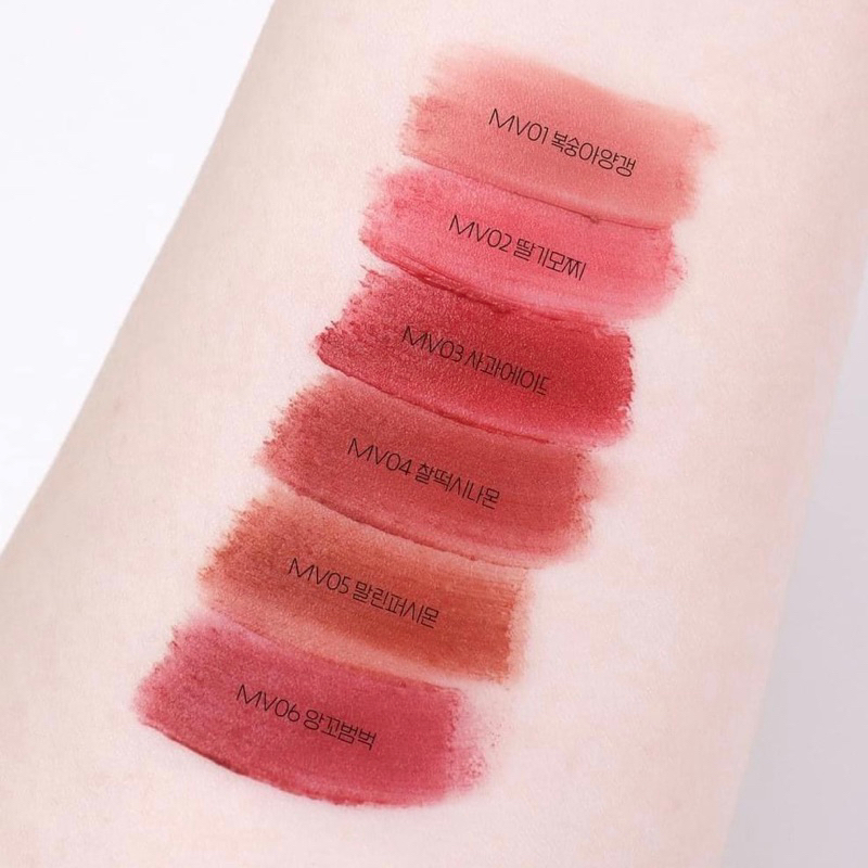 Son Kem Lỳ BLACK ROUGE Muddish Cushion Velvet bền màu nhung mịn