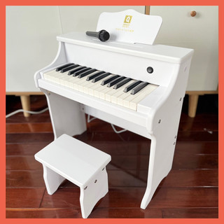Đàn piano gỗ 30 phím kèm micro và ghế cho bé