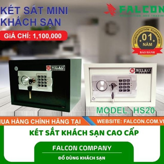 Két sắt cơ cỡ nhỏ nhà nghỉ khách sạn, két sắt nhỏ gọn tiện lợi, bảo mật cao an toàn - Bảo hàng 12 tháng, hỗ trợ 1 đổi 1