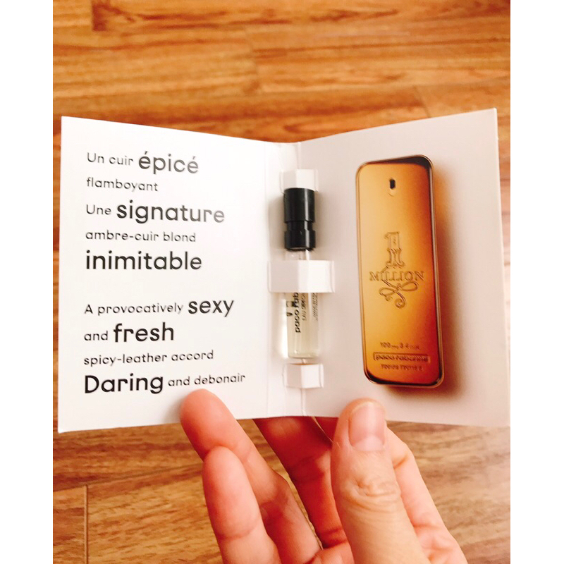 1 vial chính hãng nước hoa Paco Rabanne 1 milion edt 1.5ml nước hoa nam lịch lãm vui vẻ quyến rũ