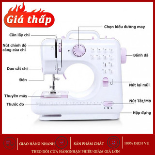 Máy May Gia Đình Mini Đa Năng, Máy may gia đình nhà xưởng loại nhỏ mini bằng điện Có thể chọn 12 loại dấu vết dòng