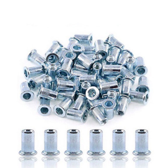 500Gram  Ốc tán rút,ecu M8 thép mạ [doan07]