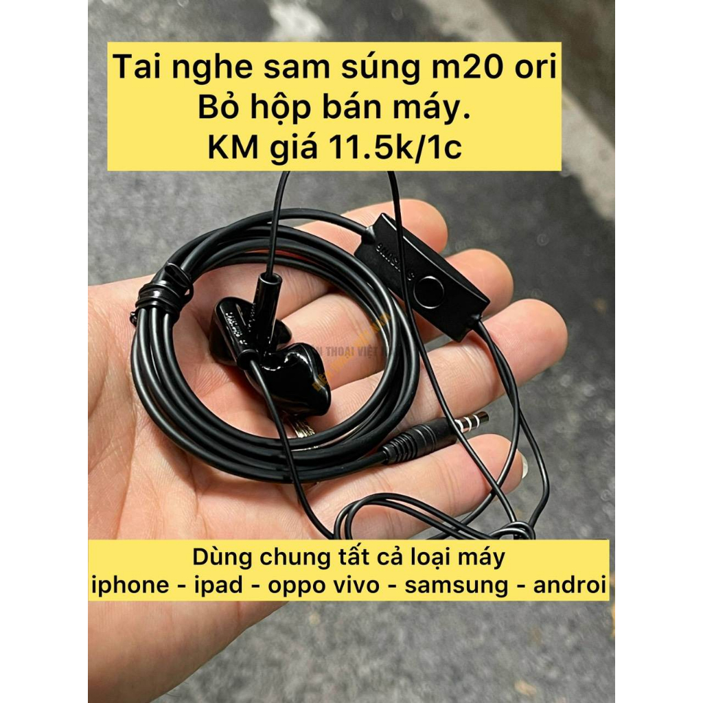 Tai nghe nhét tai M20 Ori SS chân 3.5mm Giá rẻ chất lượng cao