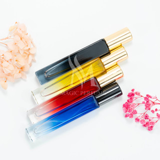 Chai lọ chiết lọ đựng nước hoa thủy tinh 10ml vuông màu kín không rò rỉ dạng xịt phun sương