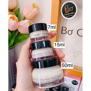 Kem Lót Dưỡng Ẩm Bobbi Brown Vitamin Enriched Face Base 50ml - 15ml -7ml l Bơ Cosmetics