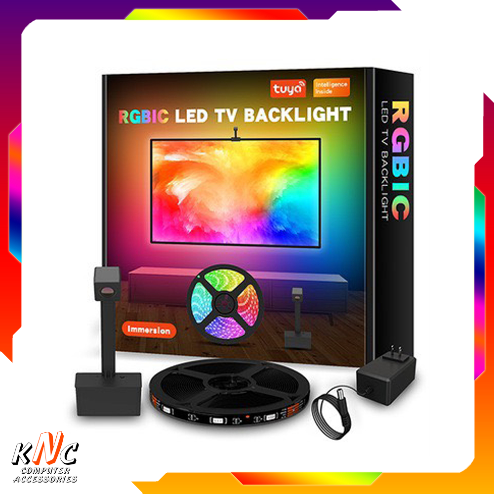 Bộ Đèn Led Strip 5050 LXG-021 Đồng Bộ Màu Theo Màn Hình Tivi Khiển Qua App Tuya Điện Thoại - Hàng Fullbox