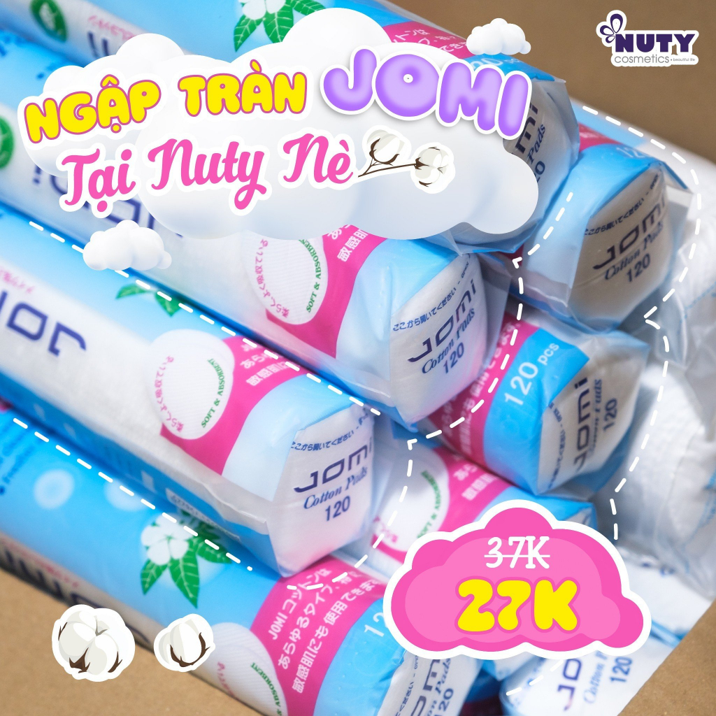 Bông Tẩy Trang Jomi Cotton Pad