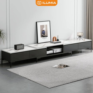 Kệ ti vi thông minh thay đổi kích thước màu vân đá thương hiệu ilumia - ip299