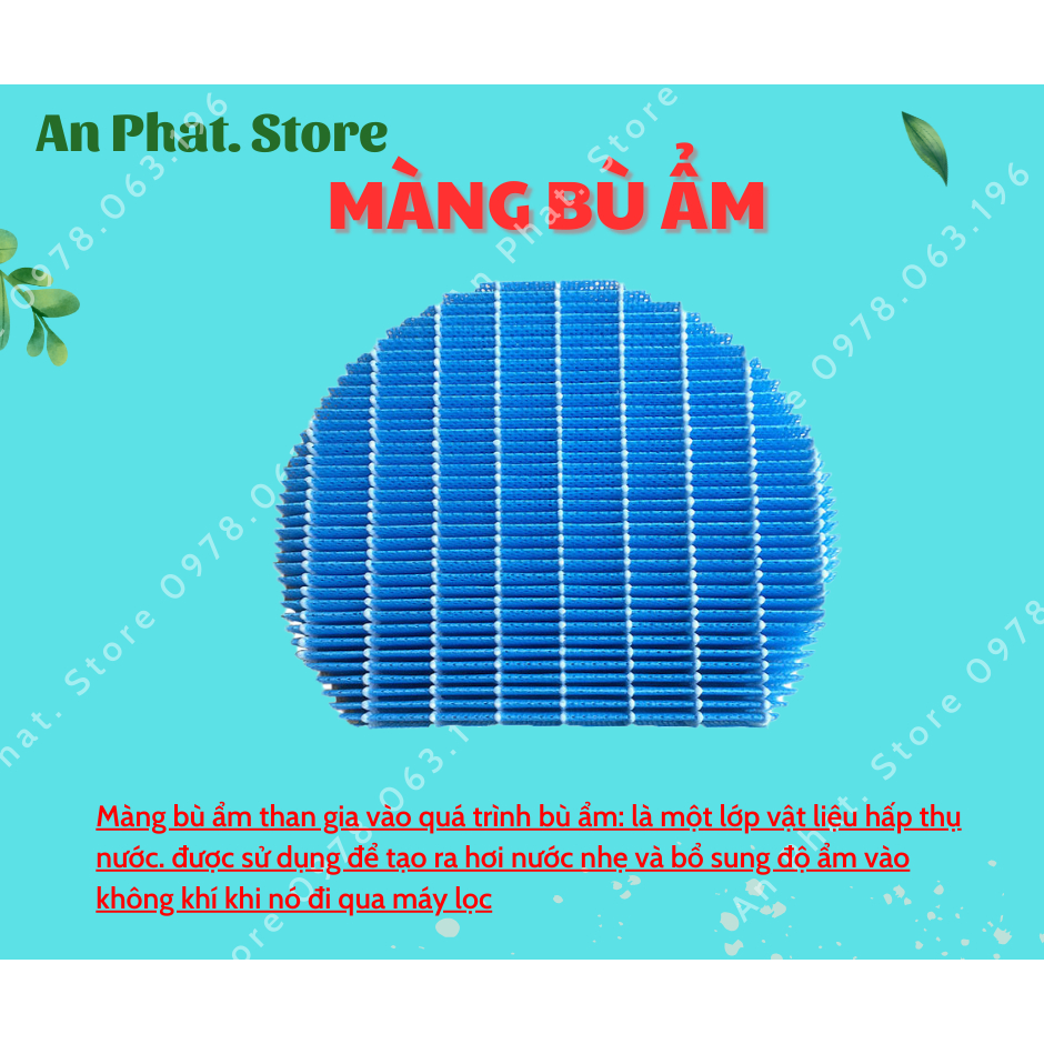 Màng lọc Sharp: KC-W45, Y45, A40, Z40, Z45, B40, B50 ,A50, C70, 500Y5, 500Y4, 50B..Lõi lọc sharp, Màng than hoạt tính