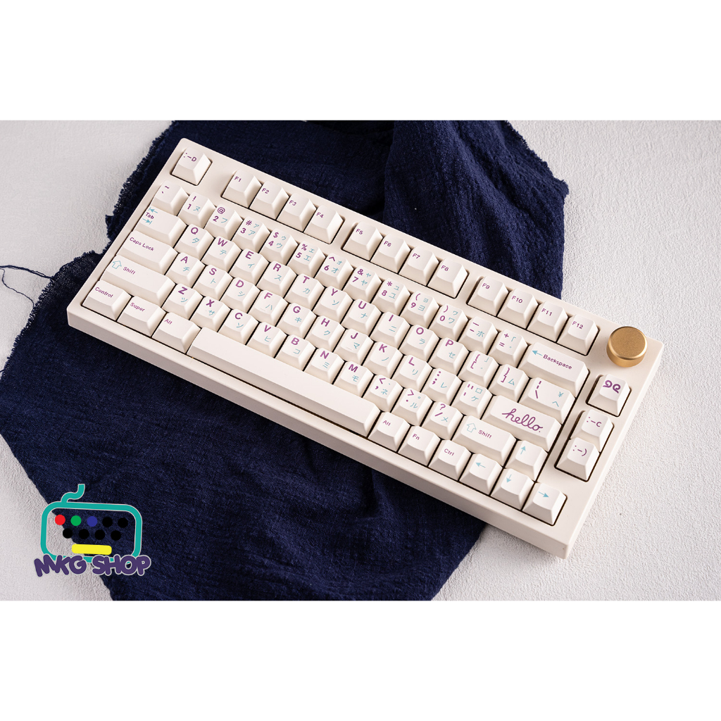Keycap PBoW nhựa PBT dyesub rẻ đẹp, 140 nút cherry profile
