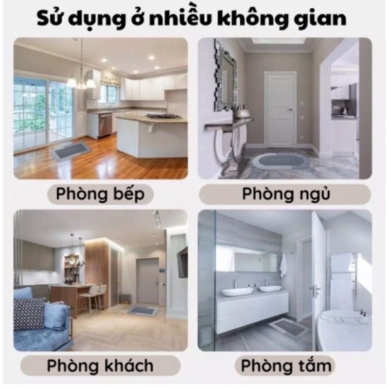 Thảm lau chân,thảm chùi chân 5d chống trơn trượt, thảm bếp, thảm siêu thấm nhà tắm, nhà bếp 88421 Hoàng Xuân vp88