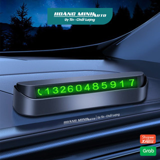 Bảng ghi số điện thoại cho xe ô tô khi dừng đỗ