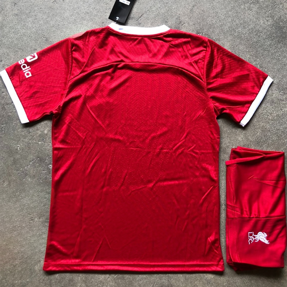 [In tên số] LIVERPOOL Đỏ -  Bộ Quần Áo thể thao đá bóng nam nữ vải mè logo thêu sắc nét thoáng mát màu đỏ